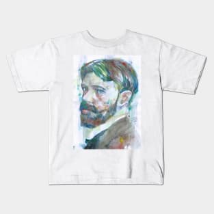 D. H. LAWRENCE watercolor portrait .1 Kids T-Shirt